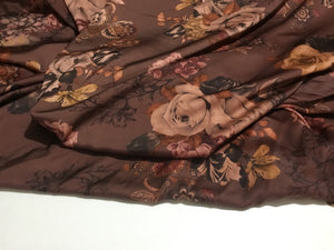 NEW Gorgeous High Class Soft Satin Floral Print Fabric