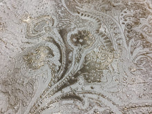 Load image into Gallery viewer, NEW High Class Cream Gold Metallic Jacquard Brocade Fabric