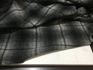 NEW Check 100% Wool Fabric Cloth Material Garment