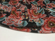 Load image into Gallery viewer, NEW High Class Designer Crinkle Chiffon Georgette Floral Print Lurex Fabric