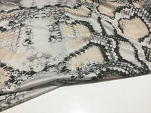 Load image into Gallery viewer, NEW High Class Designer Viscose Jersey Snake Skin Print Fabric