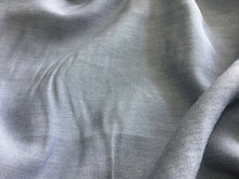 Load image into Gallery viewer, NEW Pale Blue 100% Cotton Chambray Fabric Material Shirt Jeans 61” 155 cm