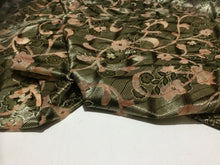 Load image into Gallery viewer, NEW Designer Stretch Velvet Jersey floral Print Burnout Fabric Material