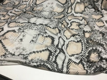 Load image into Gallery viewer, NEW High Class Designer Viscose Jersey Snake Skin Print Fabric