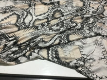Load image into Gallery viewer, NEW High Class Designer Viscose Jersey Snake Skin Print Fabric