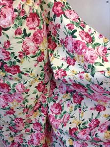 NEW High Class Designer 100% Cotton Floral Print Fabric 44” 114 cm