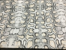 Load image into Gallery viewer, NEW High Class Designer Viscose Jersey Snake Skin Print Fabric