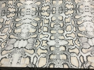 NEW High Class Designer Viscose Jersey Snake Skin Print Fabric