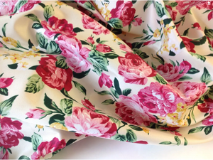 NEW High Class Designer 100% Cotton Floral Print Fabric 44” 114 cm