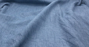 NEW Blue Cotton Denim Colour Light Weight Chambray Fabric Shirt Jeans